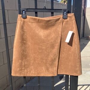 Max Studio Camel Mini Skirt